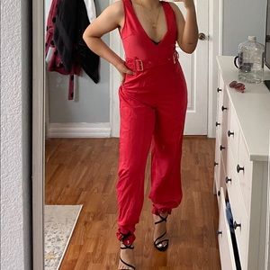 💋 red / pink romper 💋